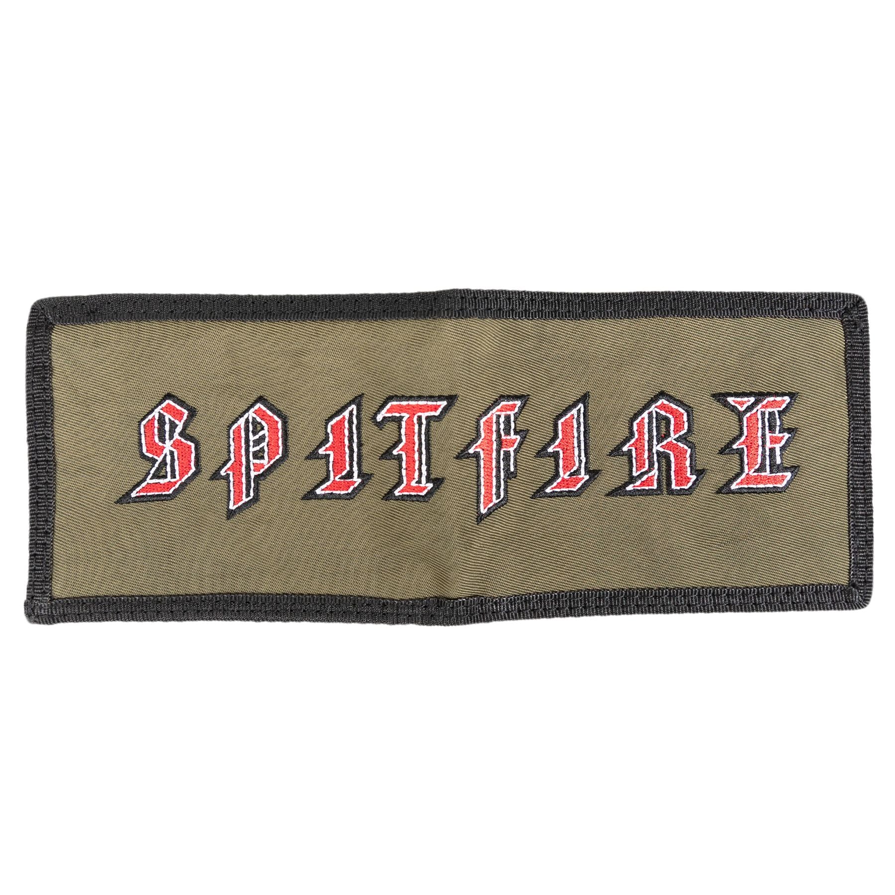 Olive Old English Spitfire Wallet