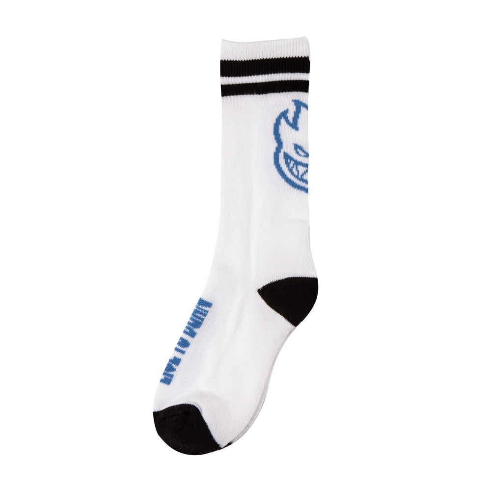 Spitfire Youth Heads Up Crew Socks - White/Black/Blue