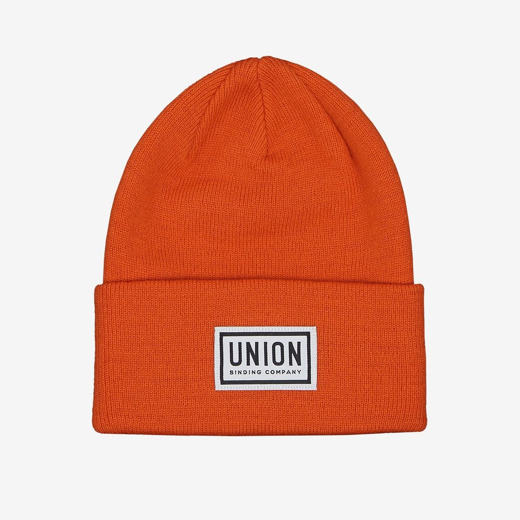 Orange High Cuff Union Binding Co Beanie