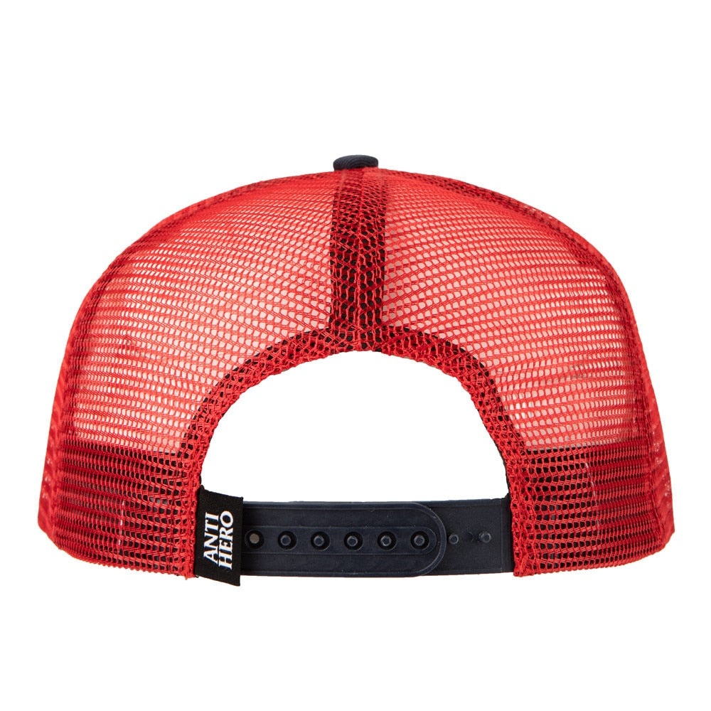 Antihero Blackhero Outline Trucker Hat - Navy/Red