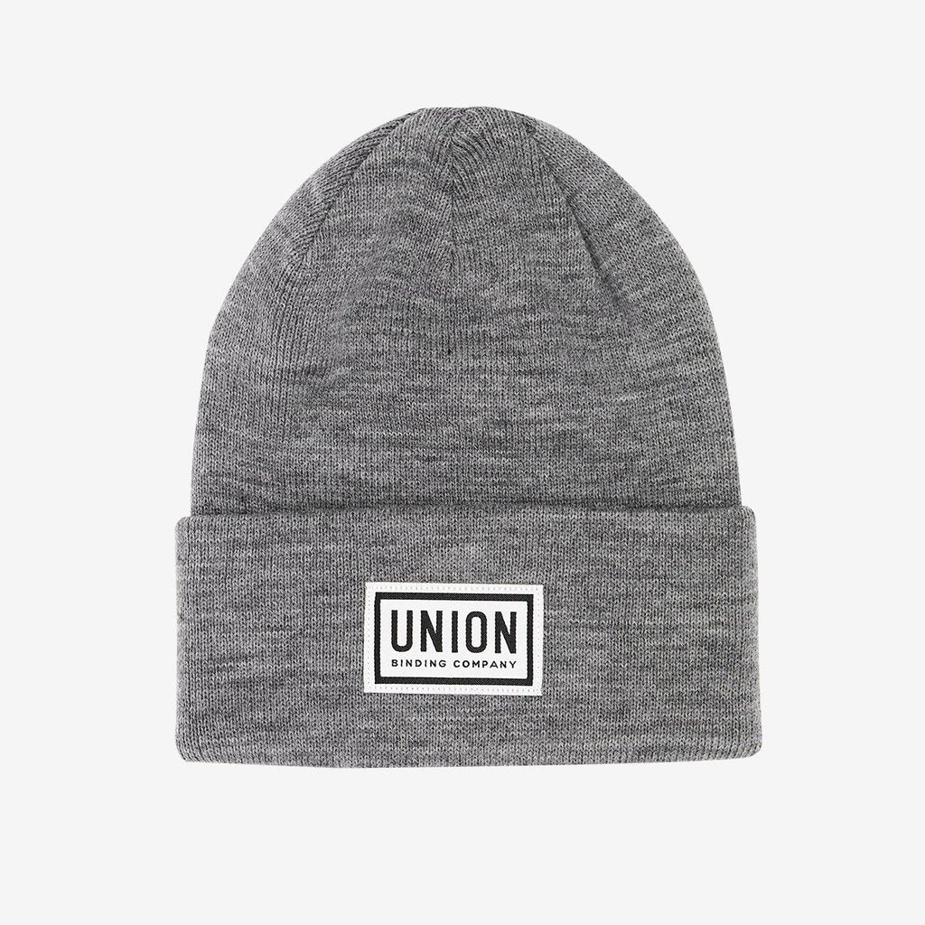 Grey High Cuff Union Binding Co Beanie