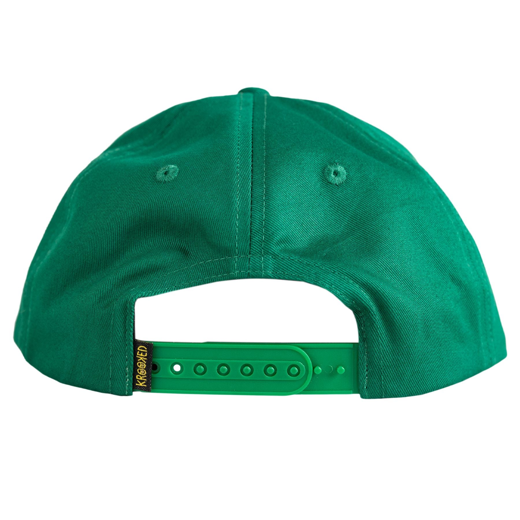 Dark Green Shmoo Krooked Skateboards Snapback Back