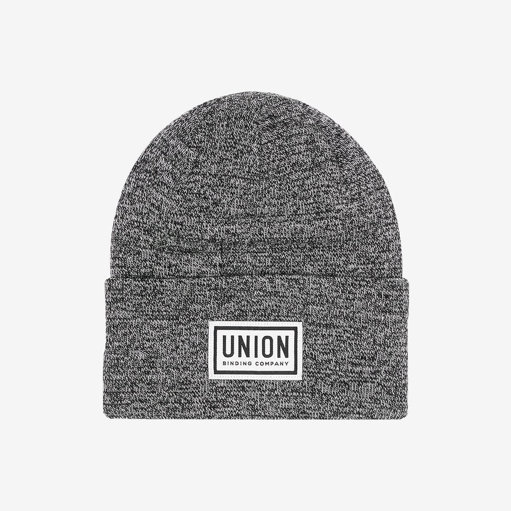 Black Marl Union Binding Co Beanie