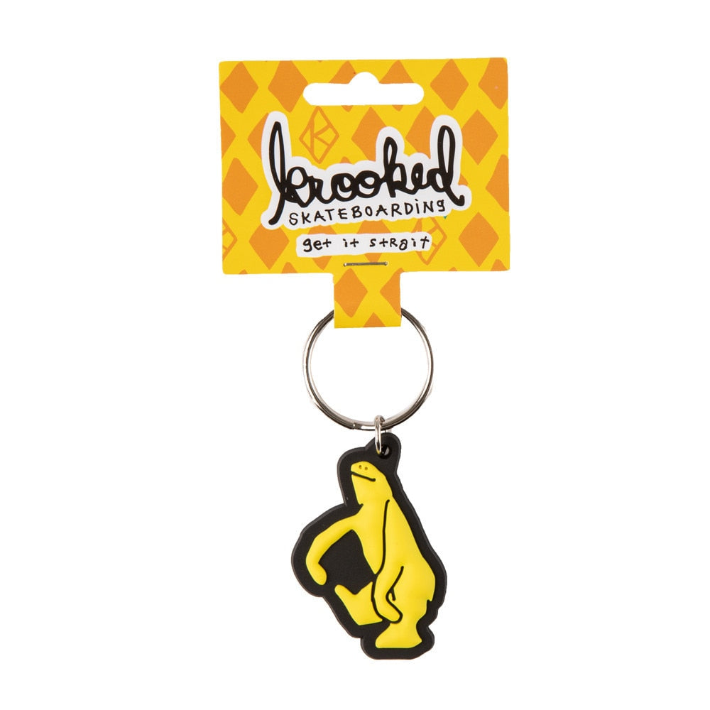 Krooked Shmoo Key Chain - Black/Yellow