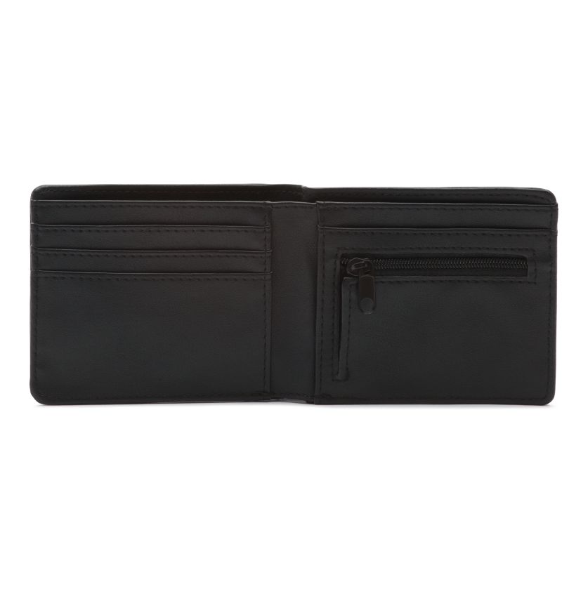 Black Drop V Bifold Vans Skate Wallet Inside