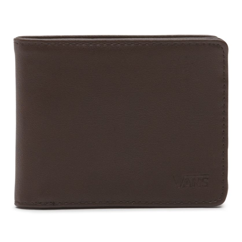 Dark Brown Drop V Vans Bifold Wallet