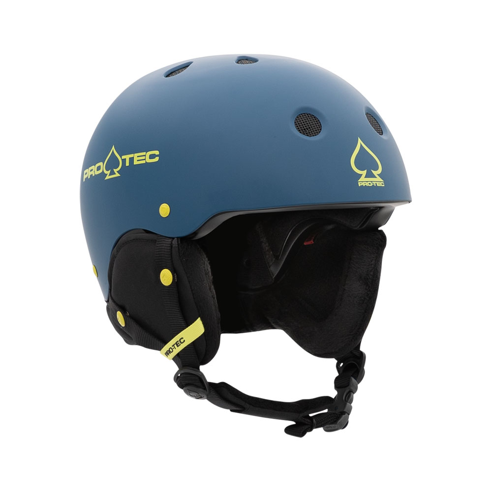 Navy/Lime Certified Classic ProTec Snowboard Helmet