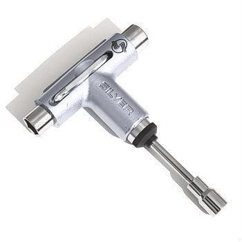 Silver X Exodus Ratchet Skateboard Tool - Silver