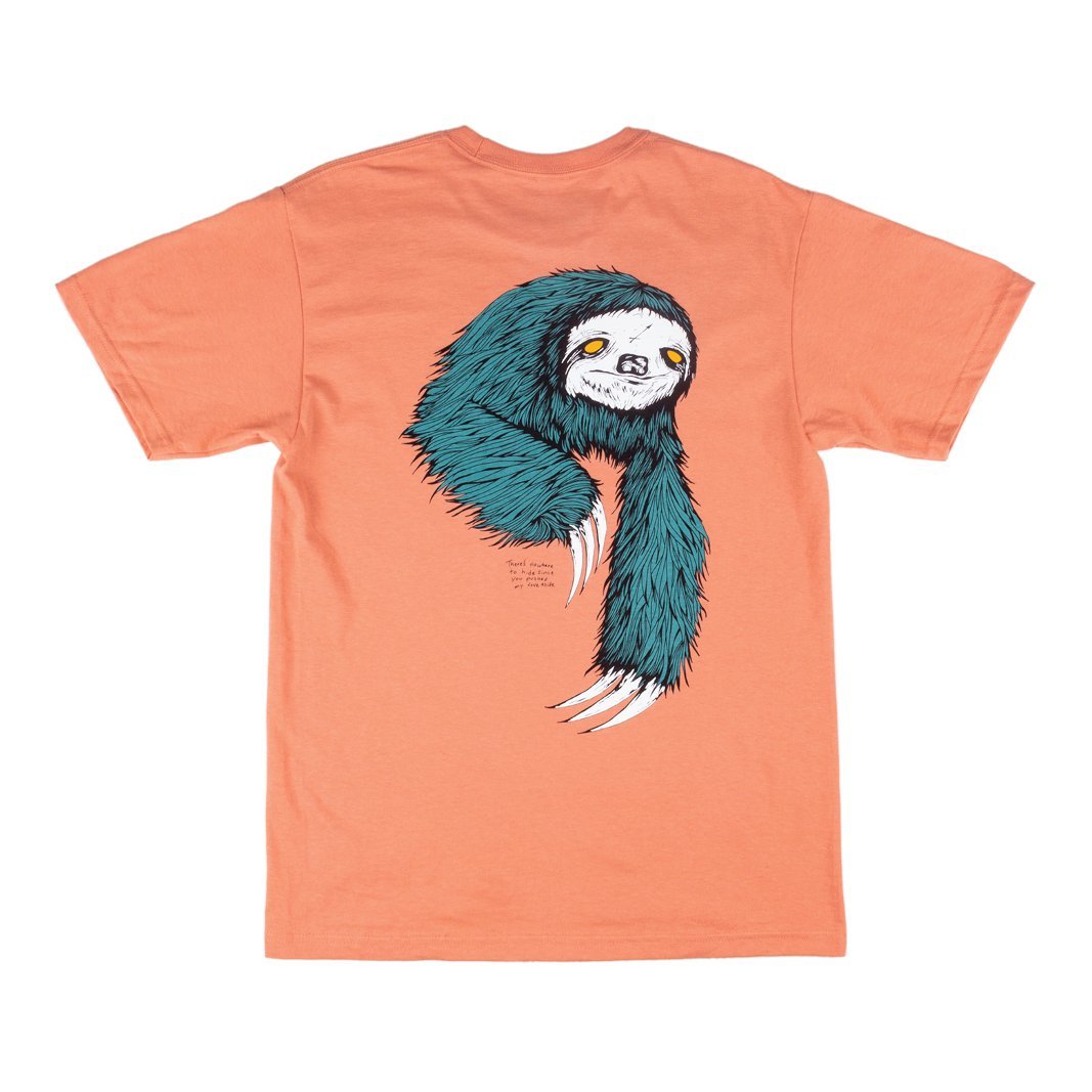 Welcome Sloth Premium Tee - Clay