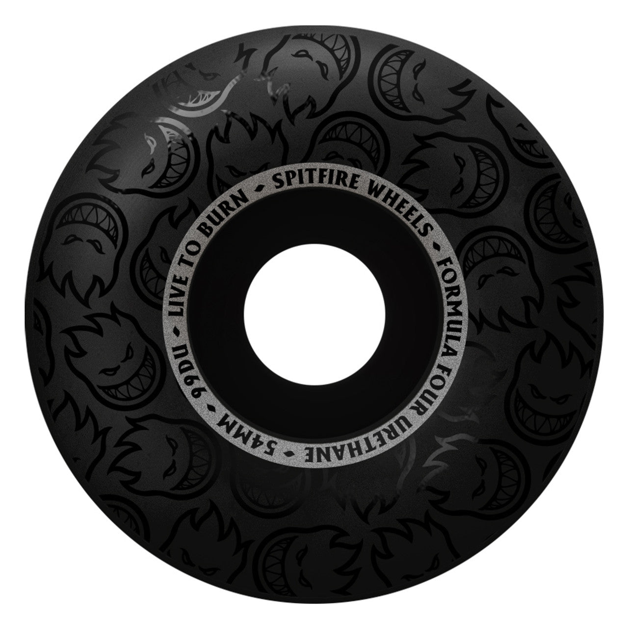 54mm Blackout Radial Formula Four Skateboard Wheels