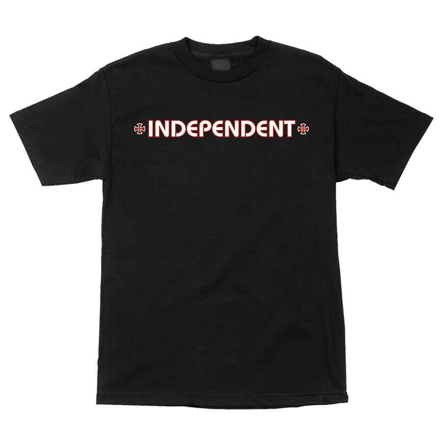 Independent Bar/Cross Regular Tee - Black