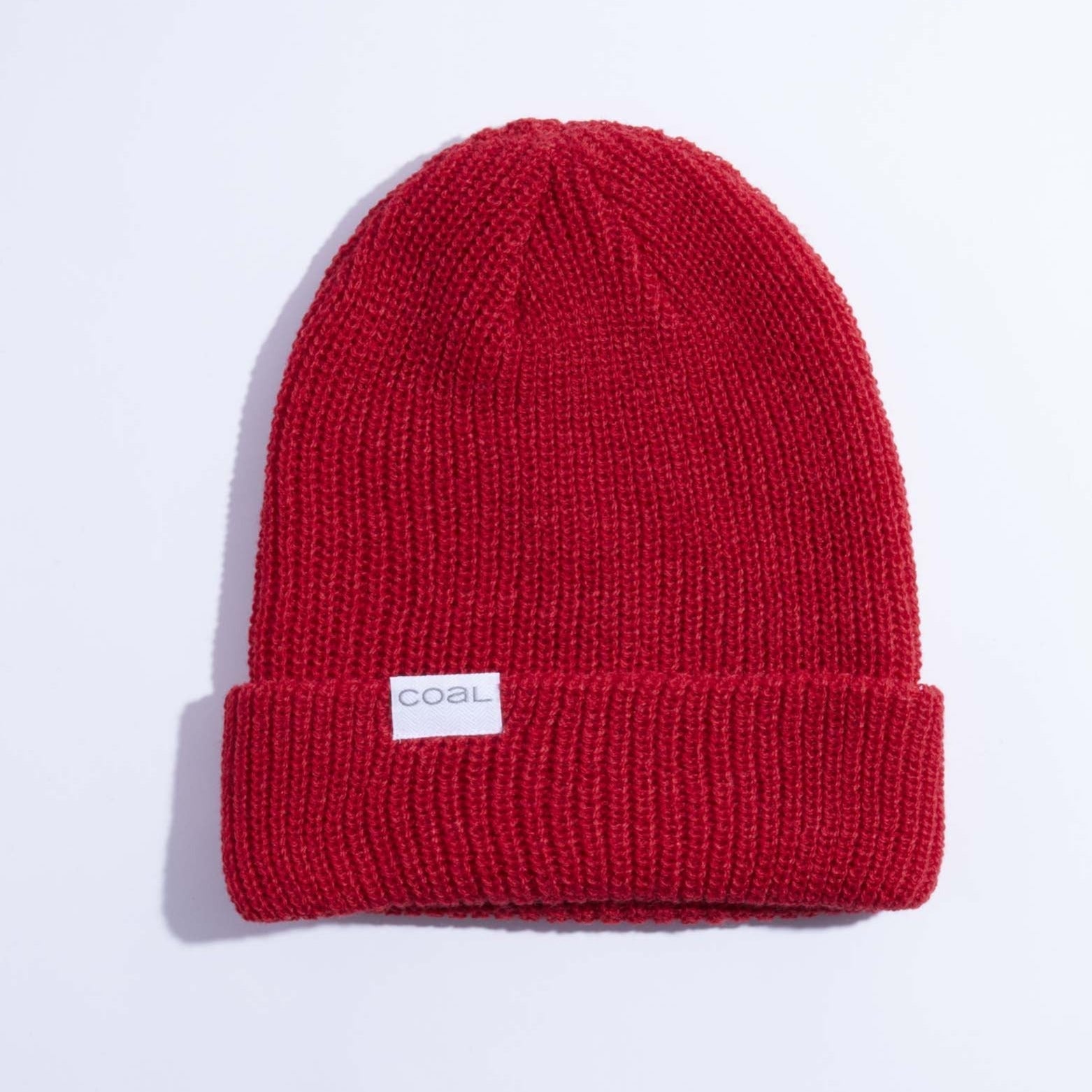 Dark Red The Stanley Coal Soft Cuff Beanie