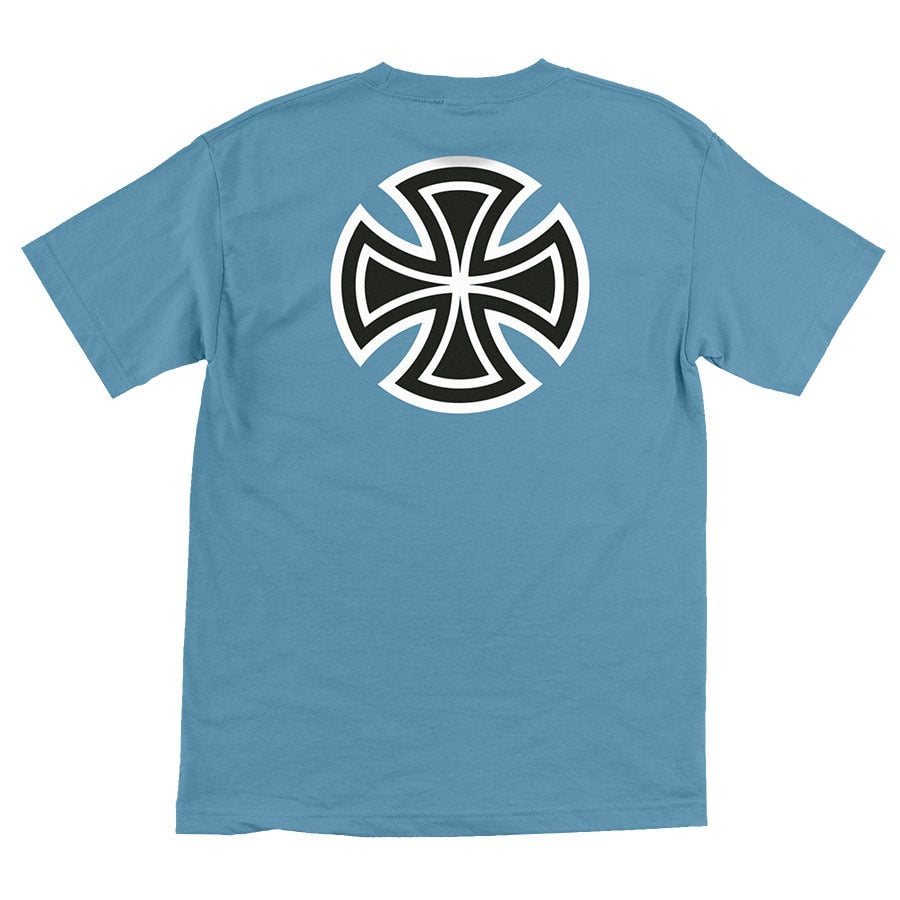 Independent Bar/Cross Regular Tee - Carolina Blue