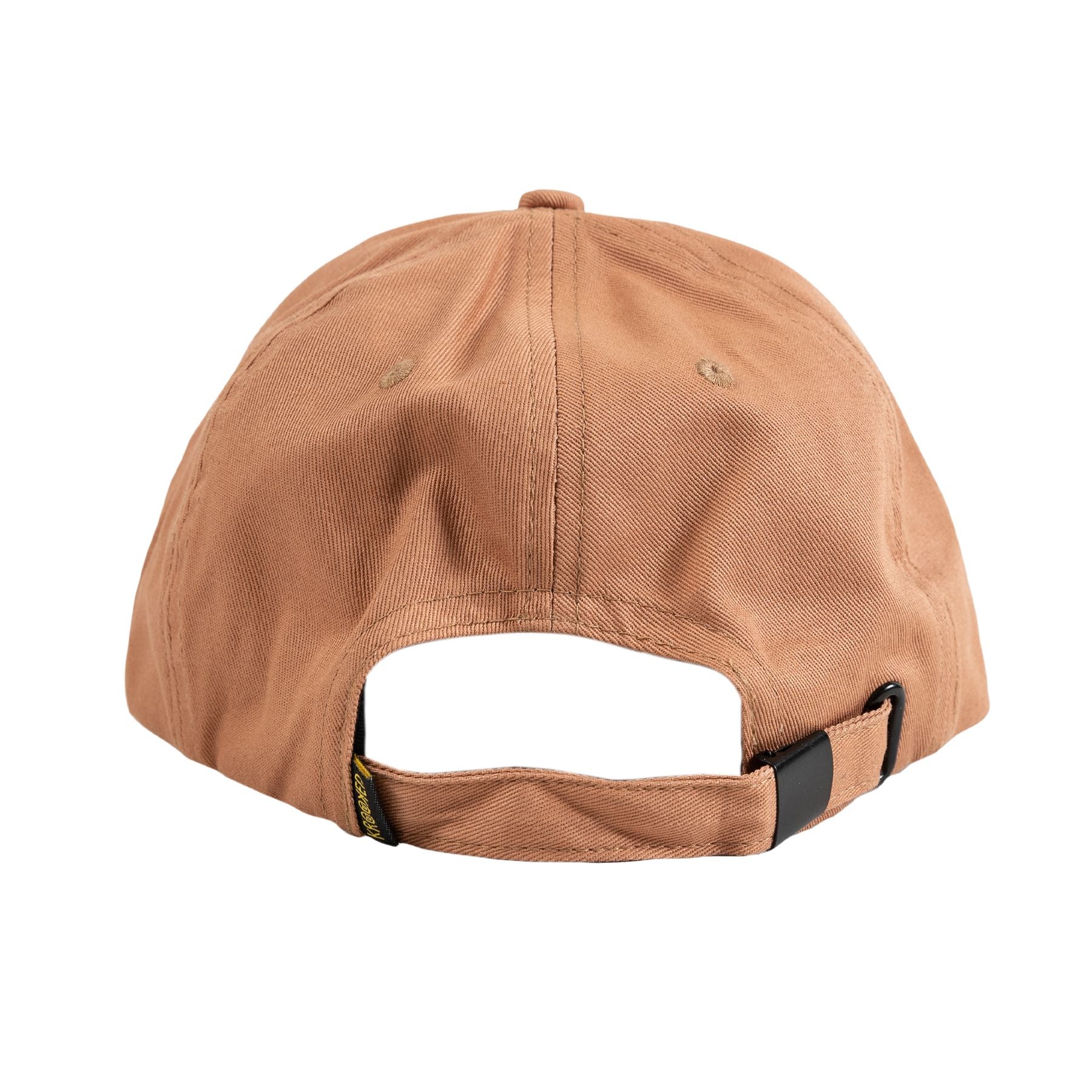 Tan/Gold Eyes Krooked Strapback Hat Back