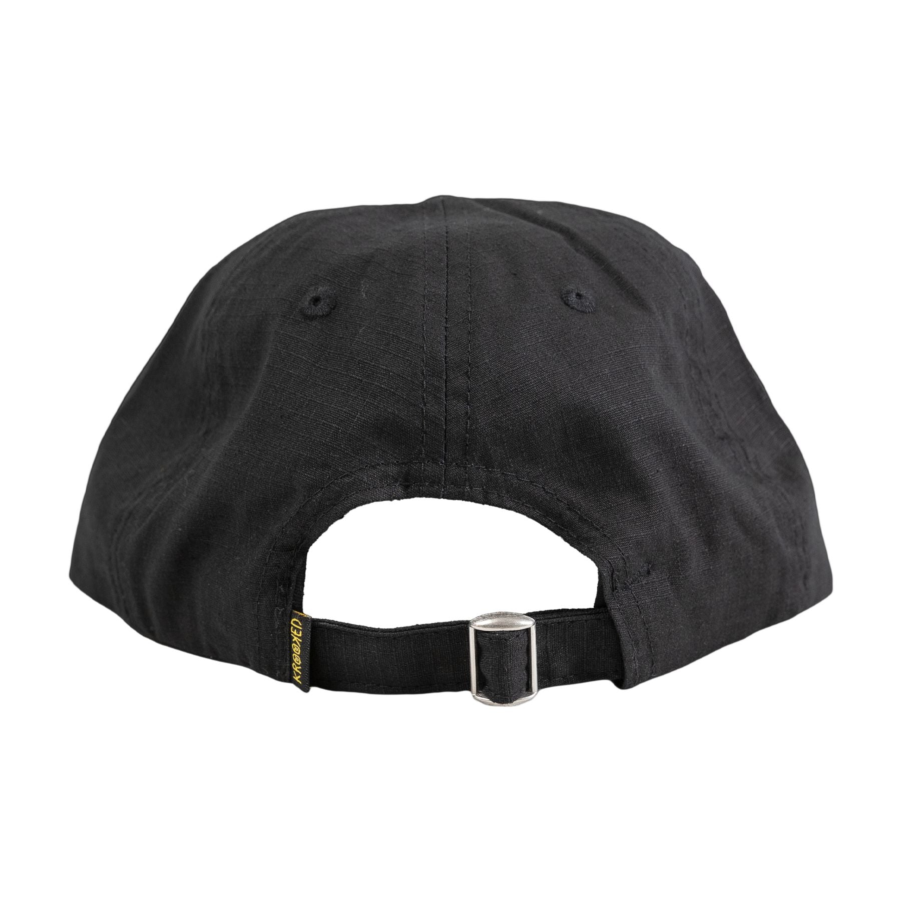 Black/Blue Moonscript Krooked Strapback Back