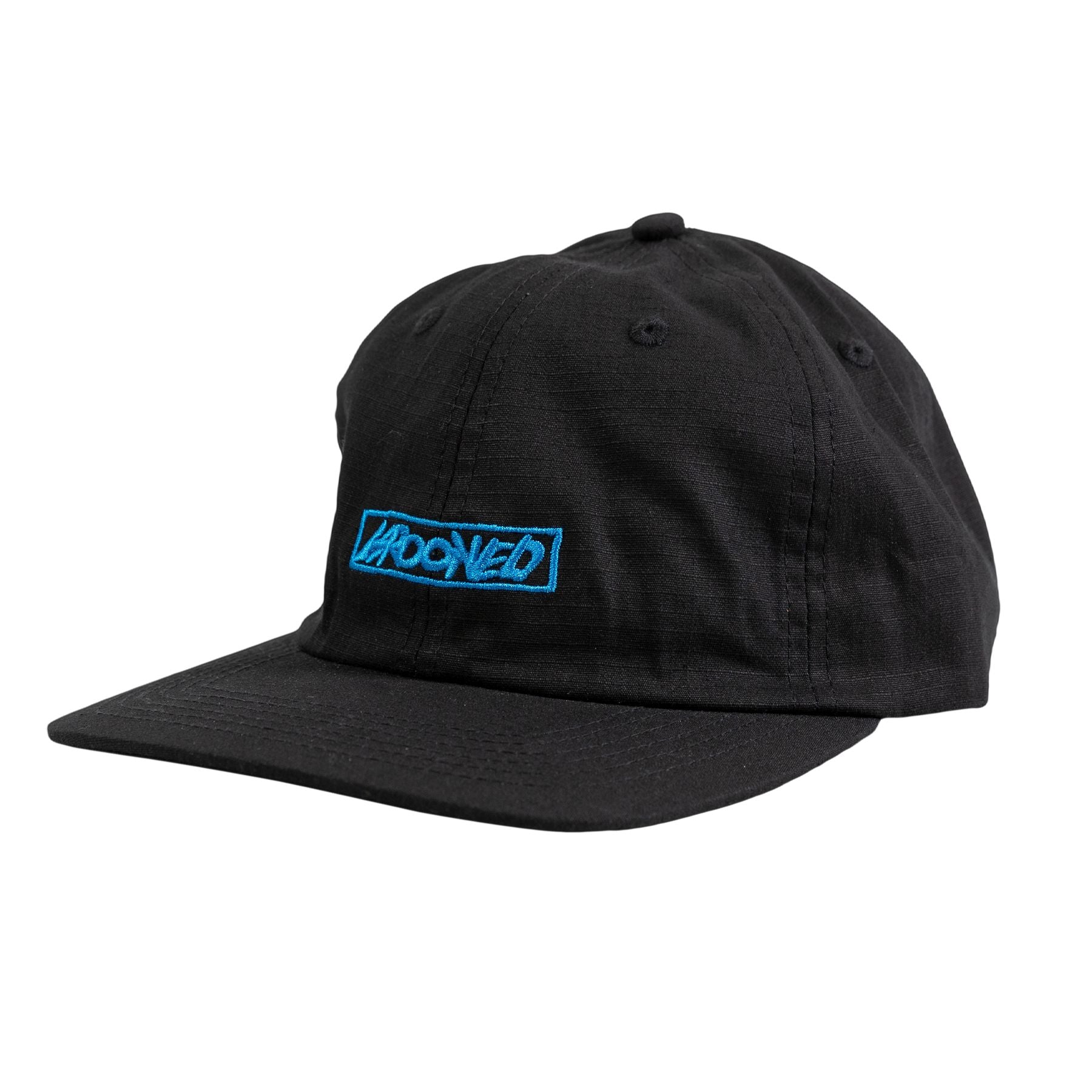 Black/Blue Moonscript Krooked Strapback