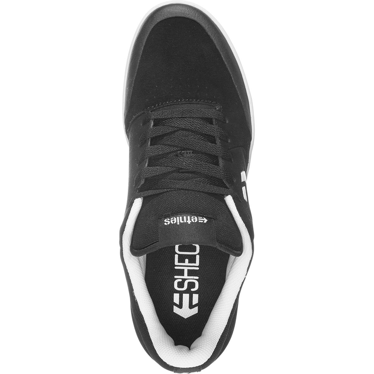 Black/White Ryan Sheckler Etnies Marana Skateboard Shoe Top