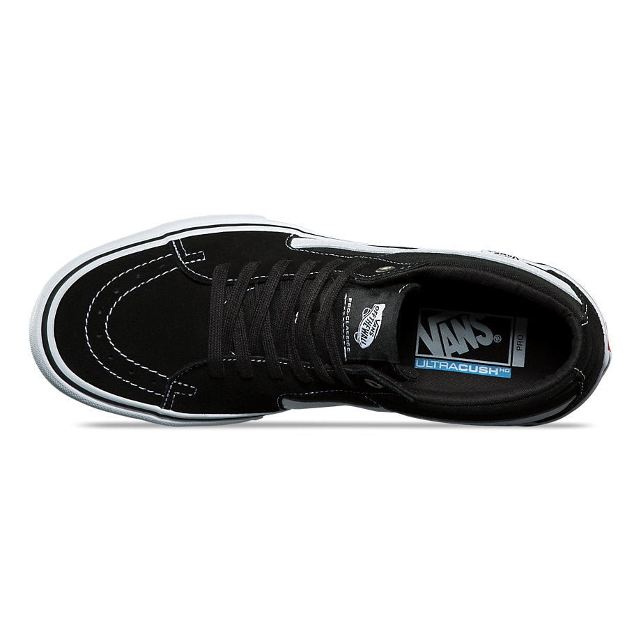 Vans Sk8-Mid Pro Skate Shoe - Black/White