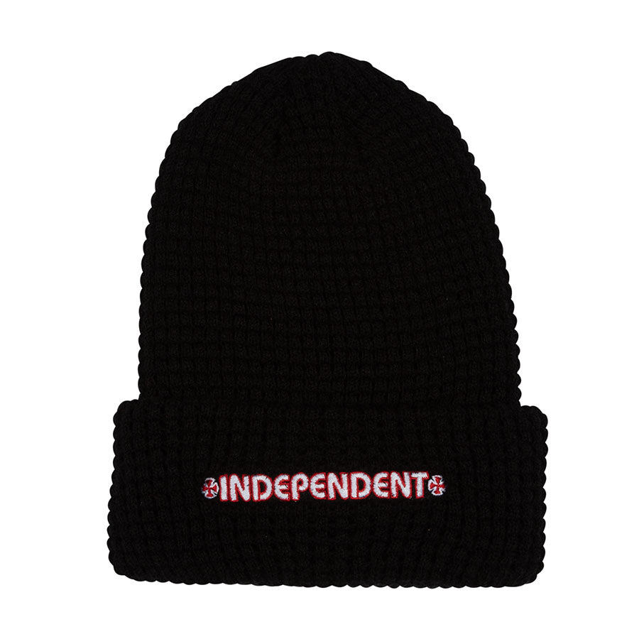 Black Uphold Independent Trucks Beanie