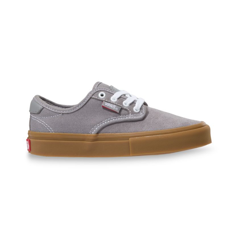 Vans Chima Ferguson Pro Youth Skateboard Shoe - Frost Gray/Gum