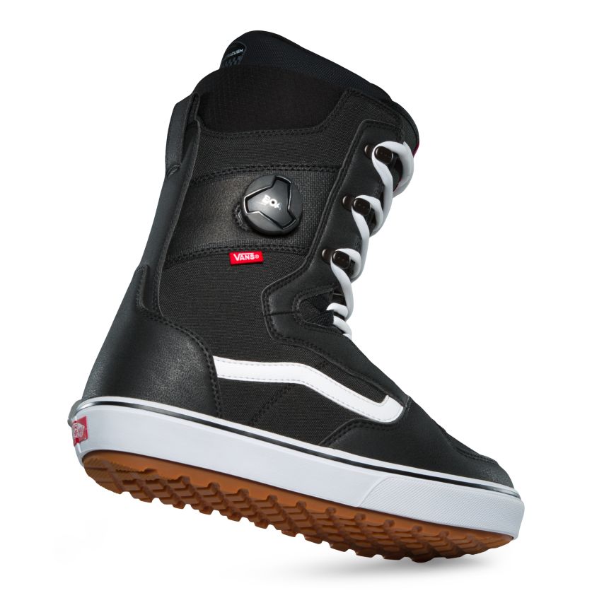 Black/White Invado OG Vans Snowboarding Boots Detail