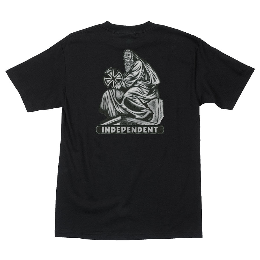 Black Set in stone Independent Trucks T-Shirt Back