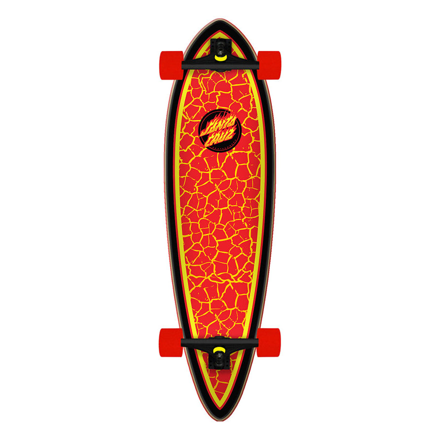 33" Flame Dot Santa Cruz Complete Longboard