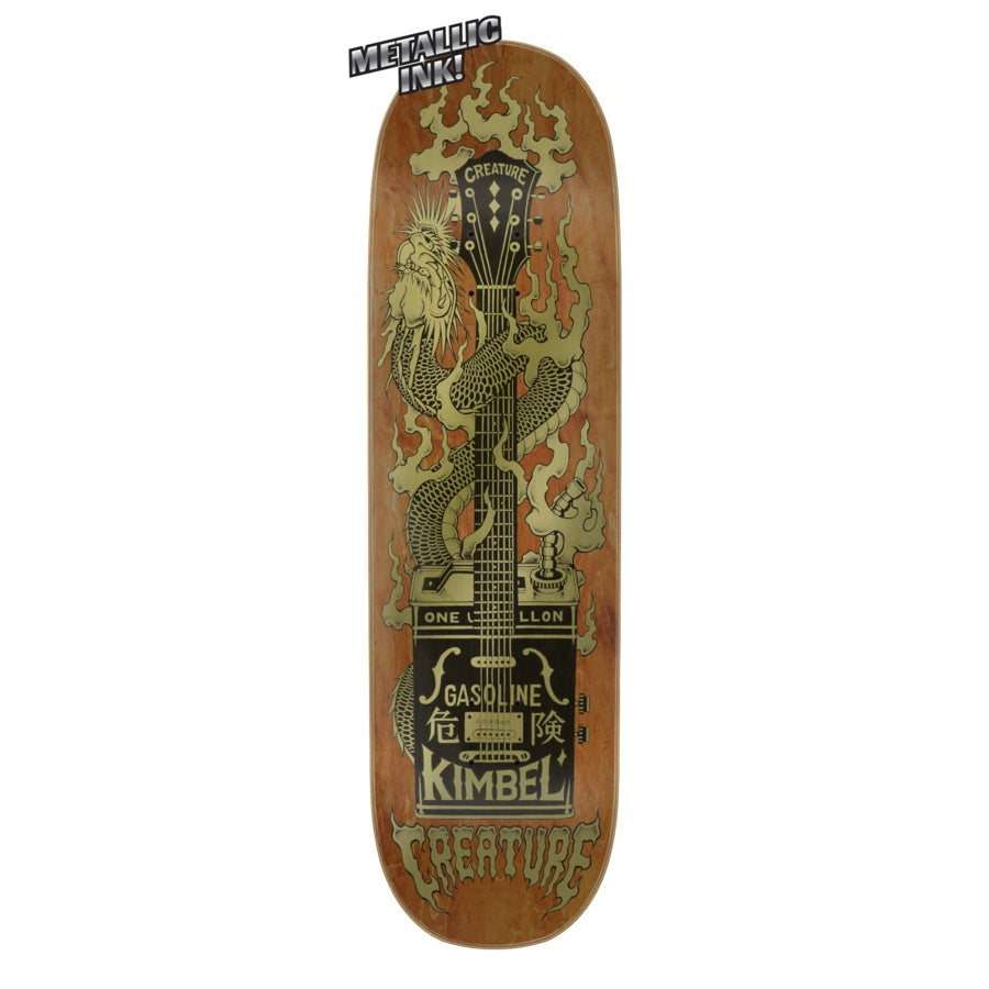 Willis Kimbel Gas Can Flame Creature Skateboard Deck