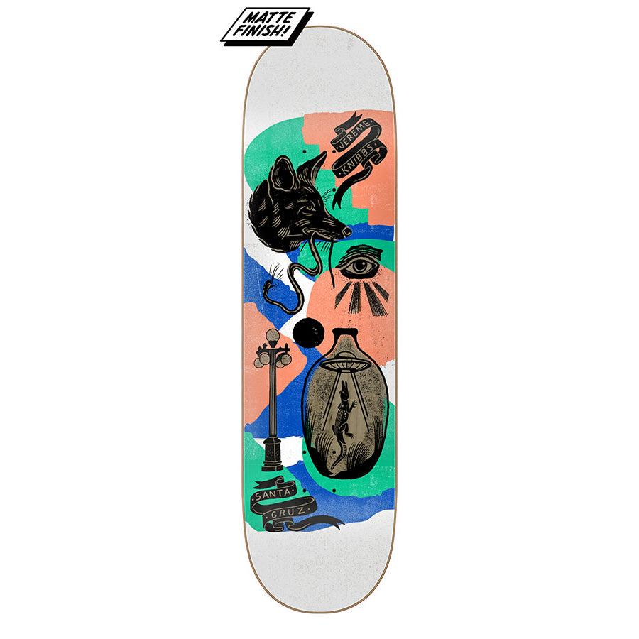 Jereme Knibbs Seeker Santa Cruz Skateboard Deck