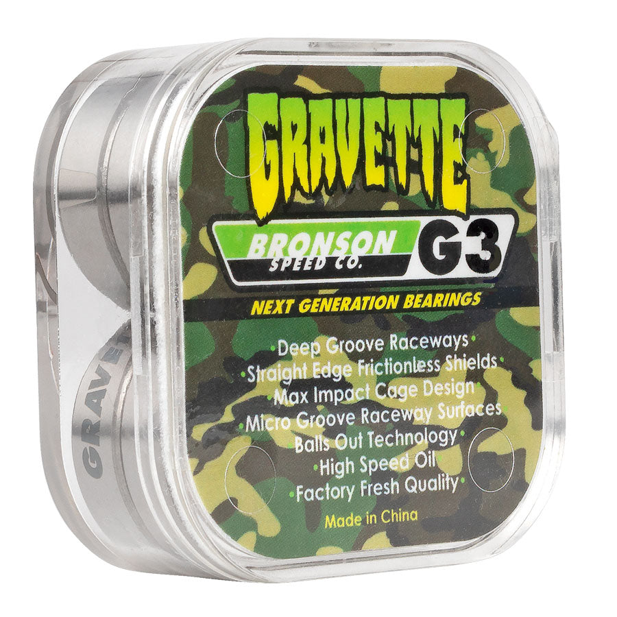 David Gravette G3 Bronson Speed Co Skateboard Bearings