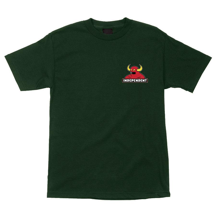 Forest Green Toy Machine Mash Up Independent Trucks T-Shirt