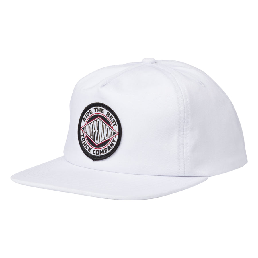 White BTG Summit Independent Trucks Snapback