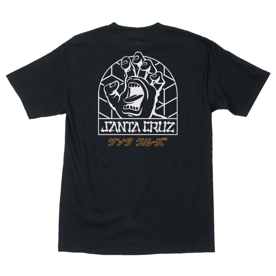 Black Forge Hand Santa Cruz Tee Back