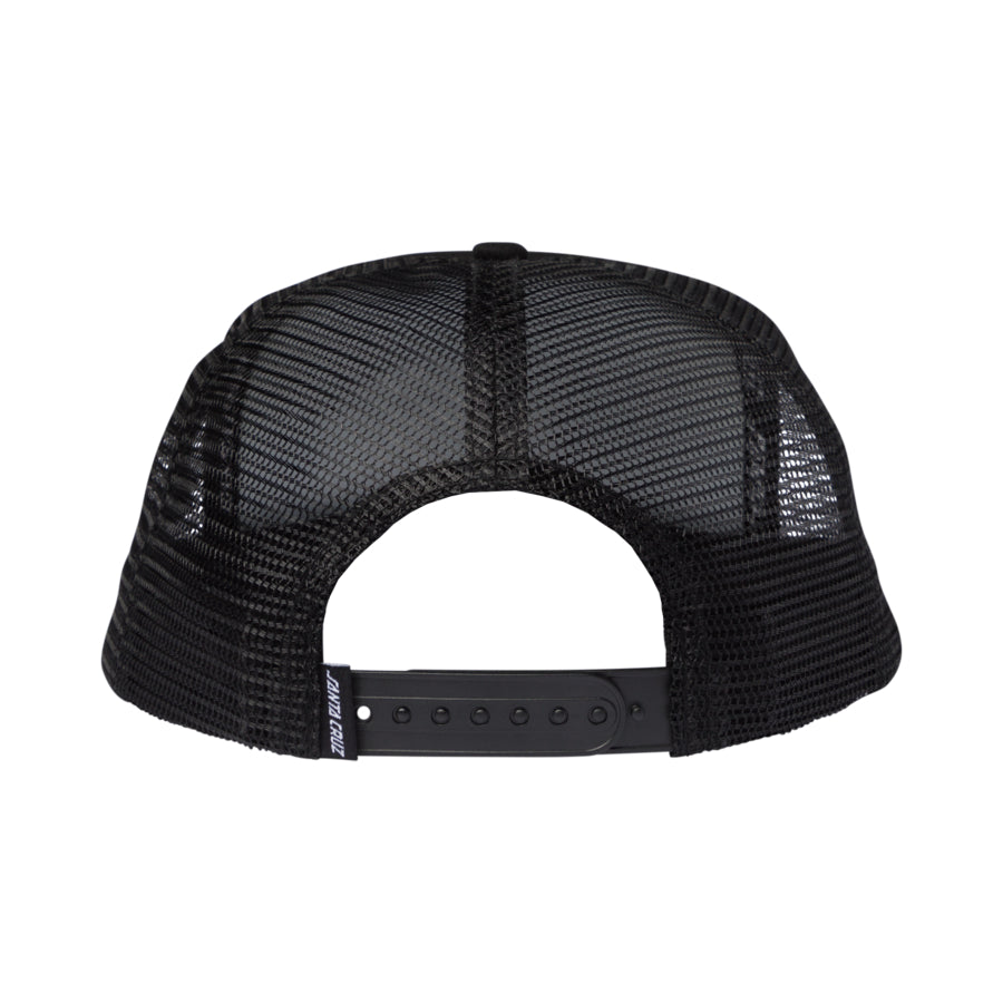 Black Speed Wheels Santa Cruz Mesh Trucker Hat Back