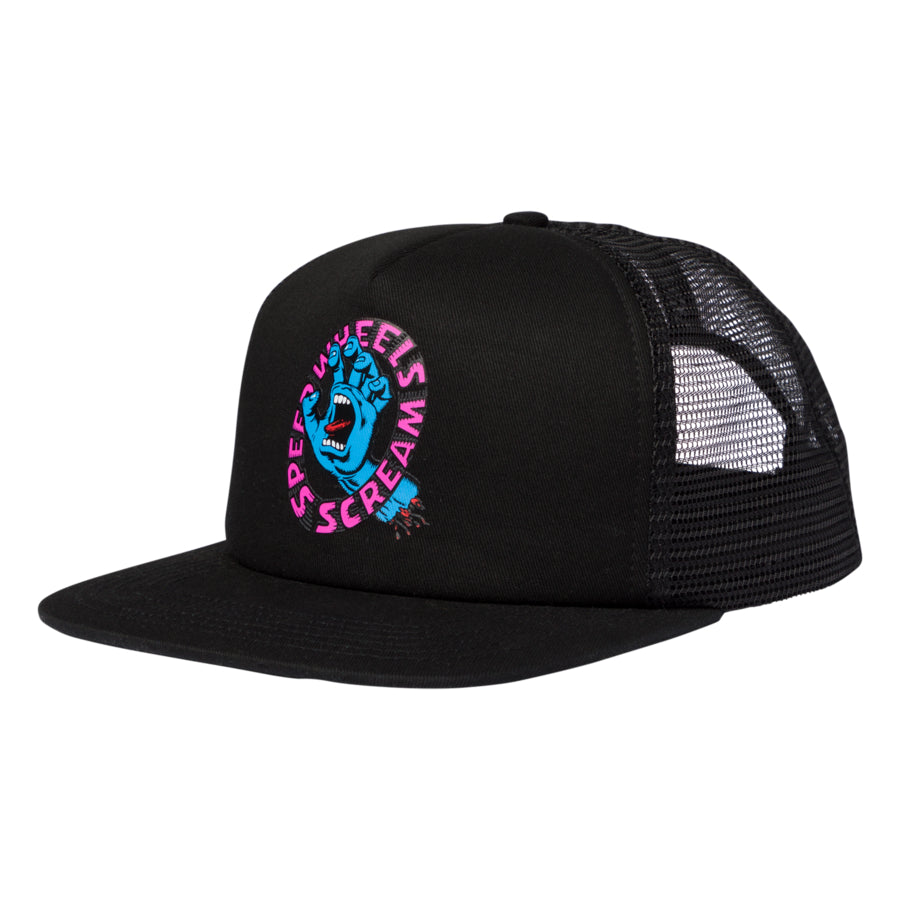 Black Speed Wheels Santa Cruz Mesh Trucker Hat