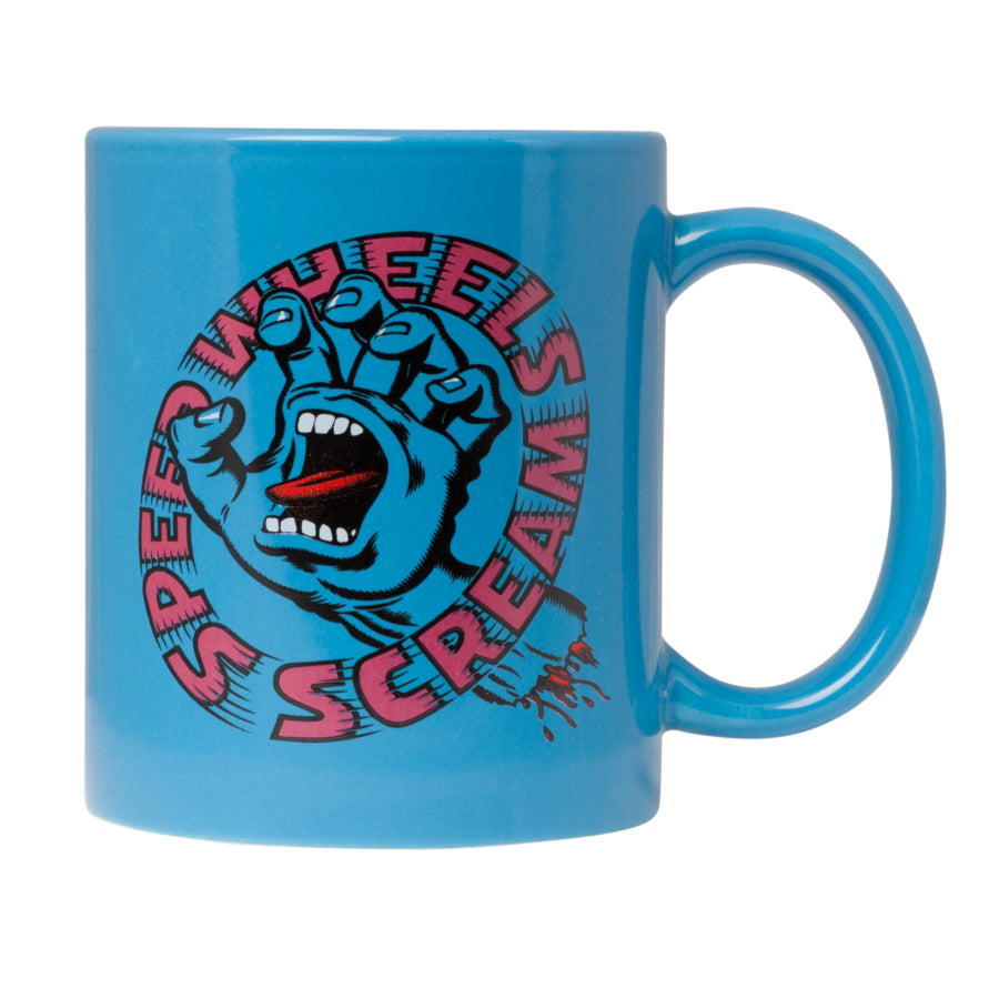 Blue Speed Wheels Santa Cruz Mug