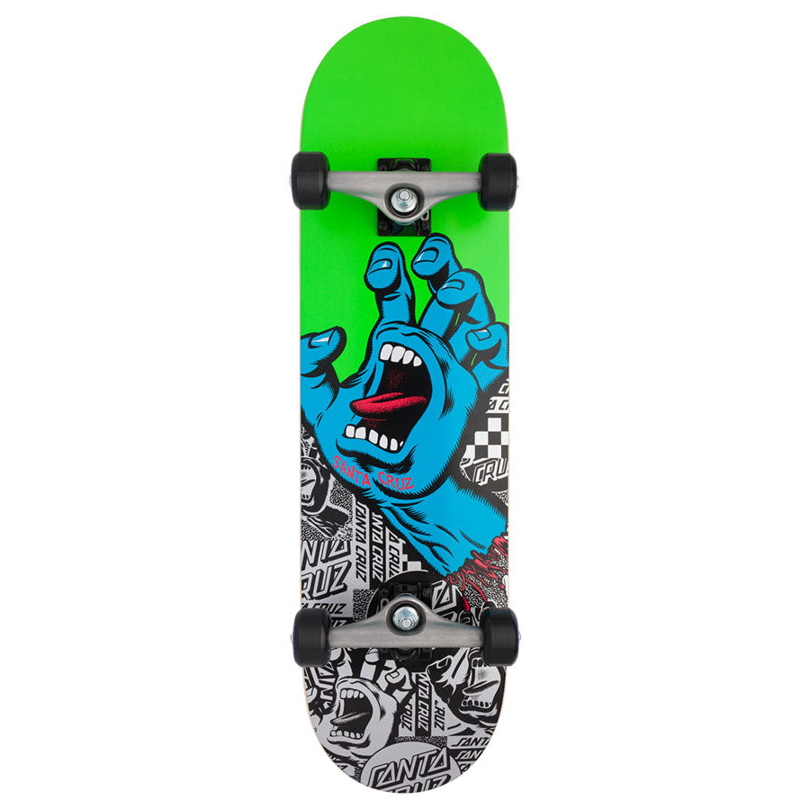 Large Flier Hand Santa Cruz Complete Skateboard