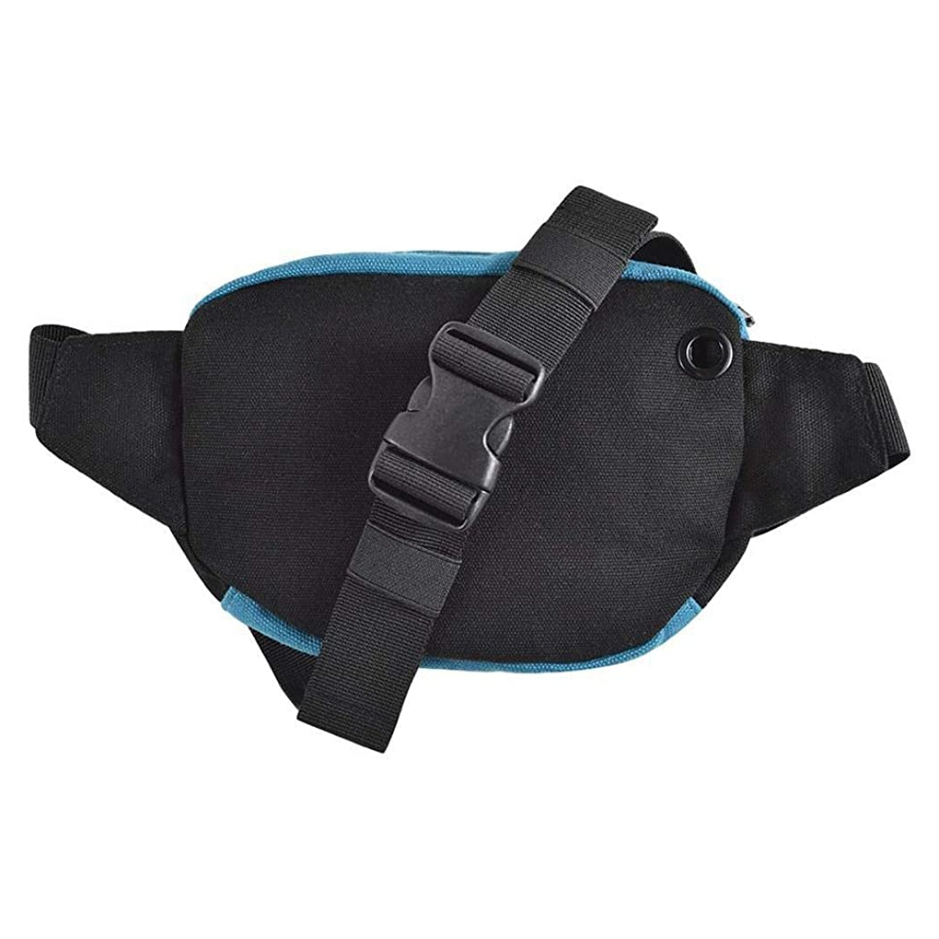 Black and Blue Oaker Mini Mega Bumbag Hip Pack