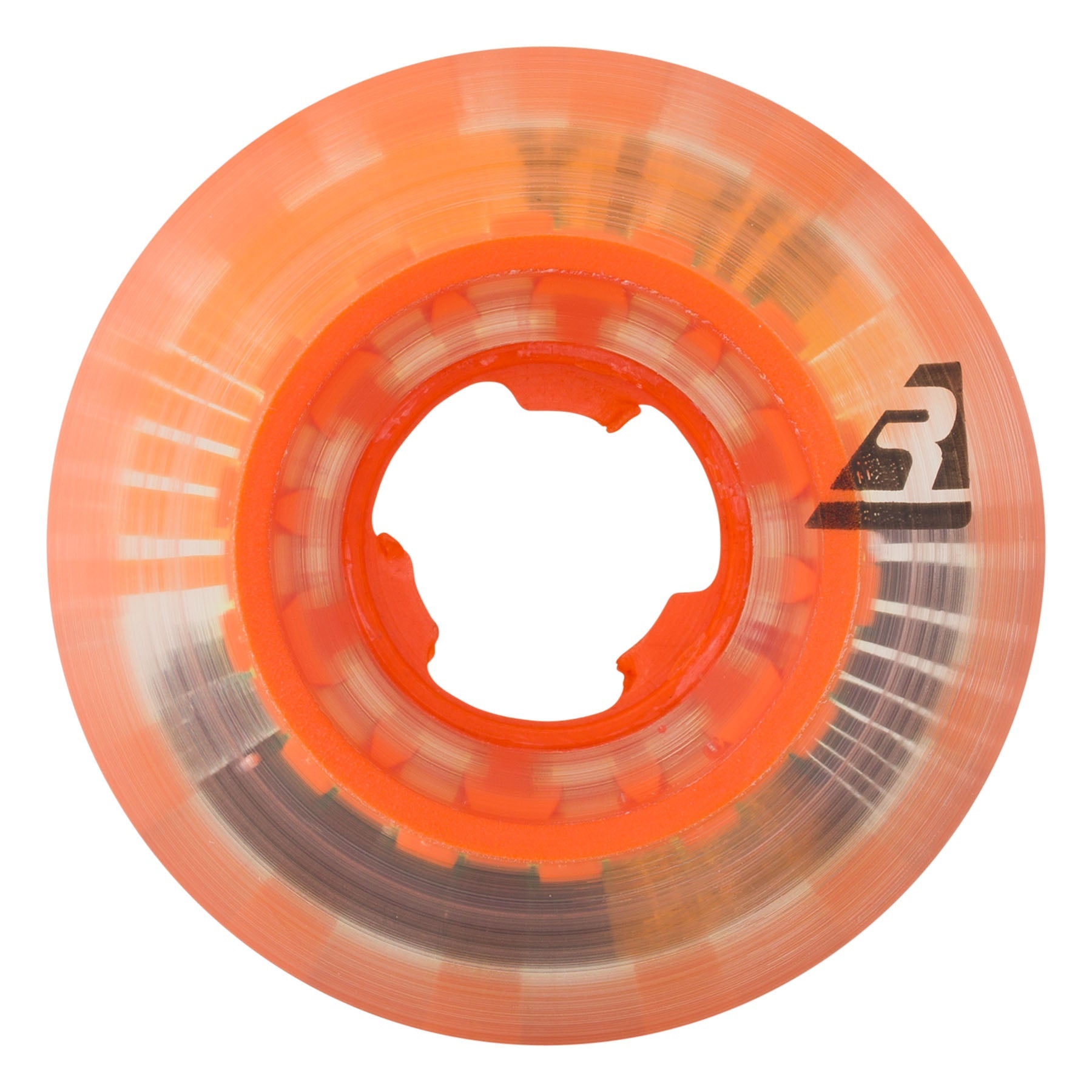 Tom Asta Clear Orange 95a Ricta Slim Speedrings Wheels Back