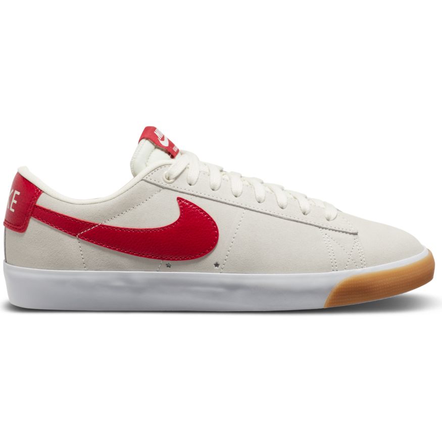 Sail/Cardinal Red GT Blazer Low Nike SB Skateboarding Shoe