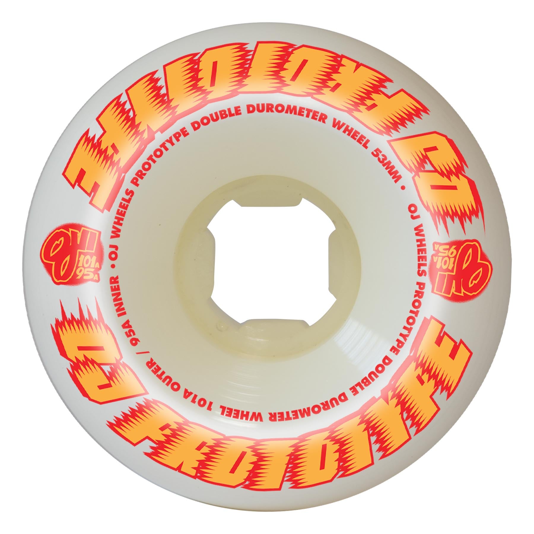 101a/95a Double Duro Prototype OJ Mini Combo Skateboard Wheels