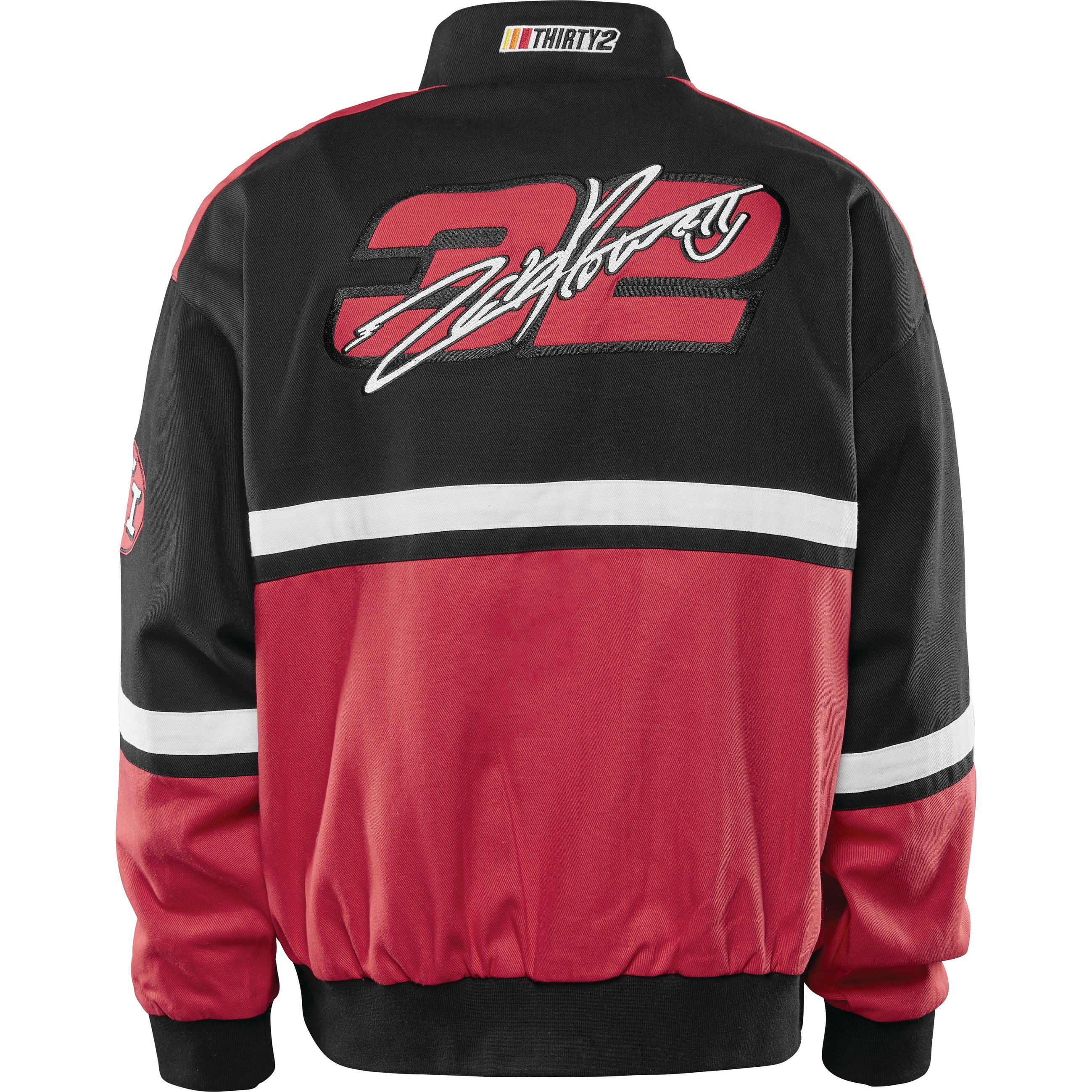 Black/Red Zeb Powell Pit Jacket Back