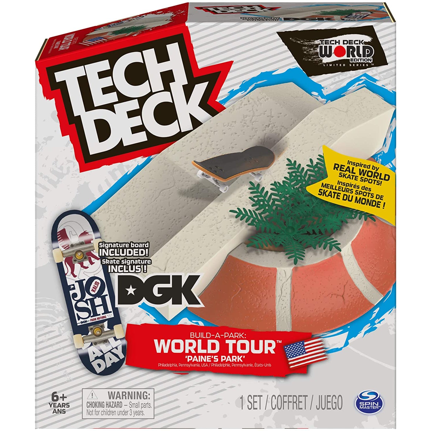 Paine's Park Tech Build-A-Park World Tour Ramp Set with Deck