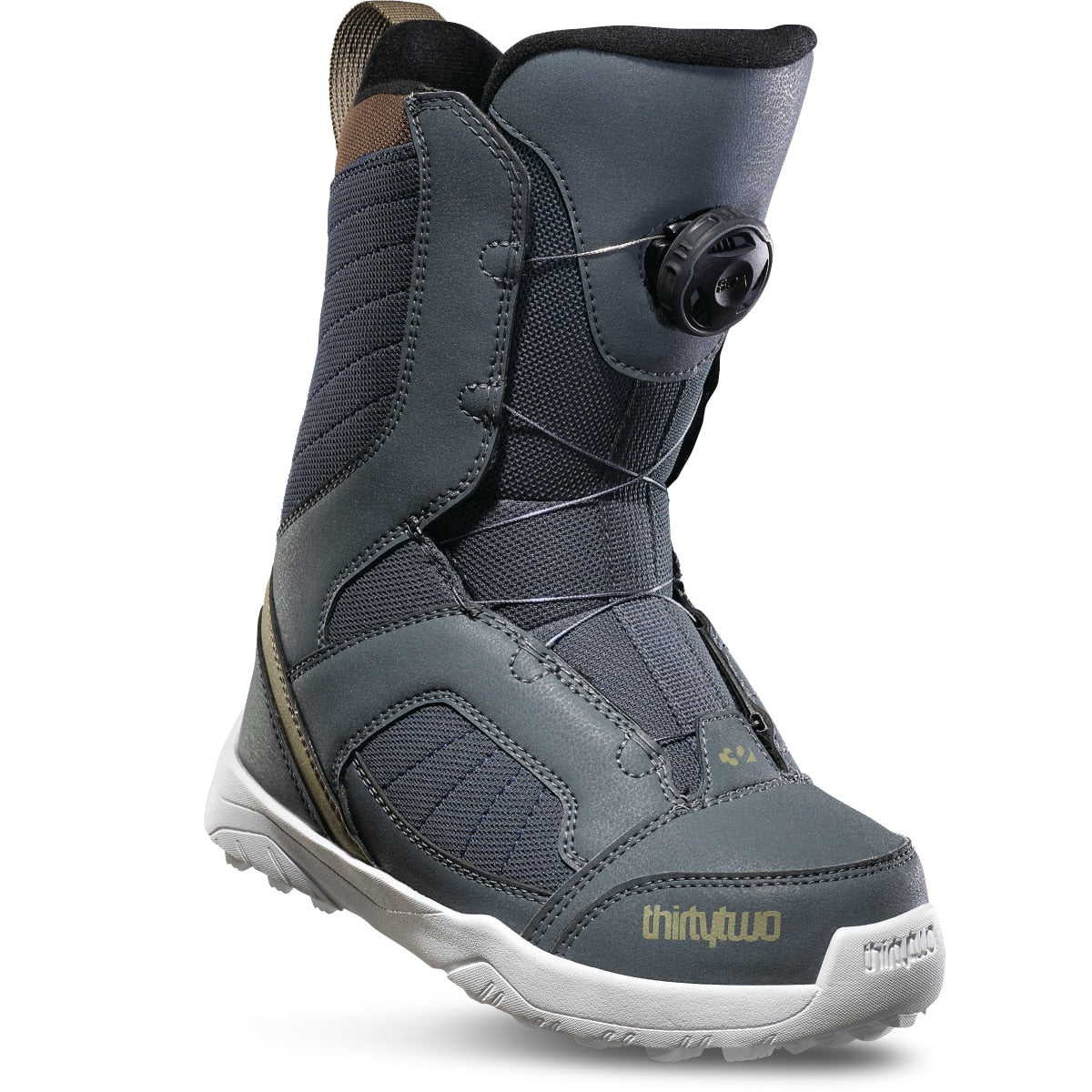 ThirtyTwo Kids BOA Snowboard Boot 2020 - Grey/Brown