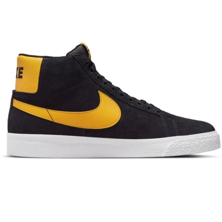 Black/University Gold Blazer Mid Nike SB Skateboarding Shoe