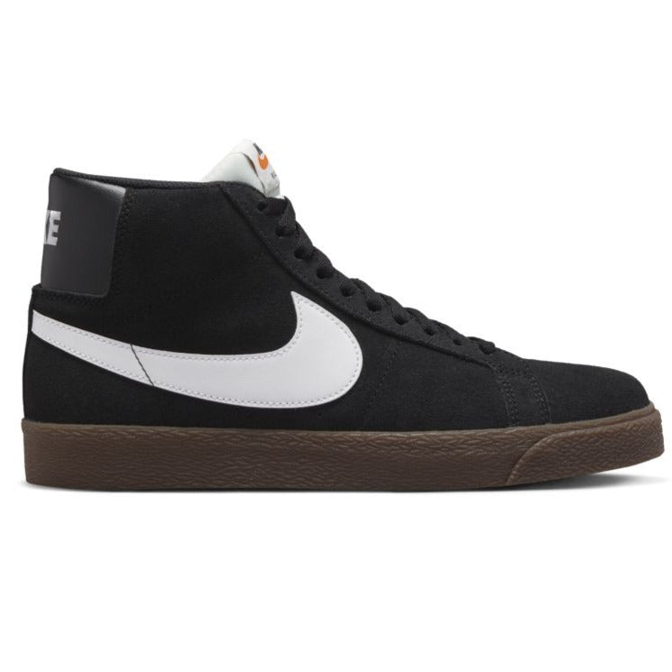 Black/Gum Blazer Mid Nike SB Skateboarding Shoe