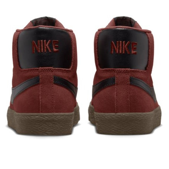 Oxen Brown Blazer Mid Nike SB Skateboarding Shoe Back