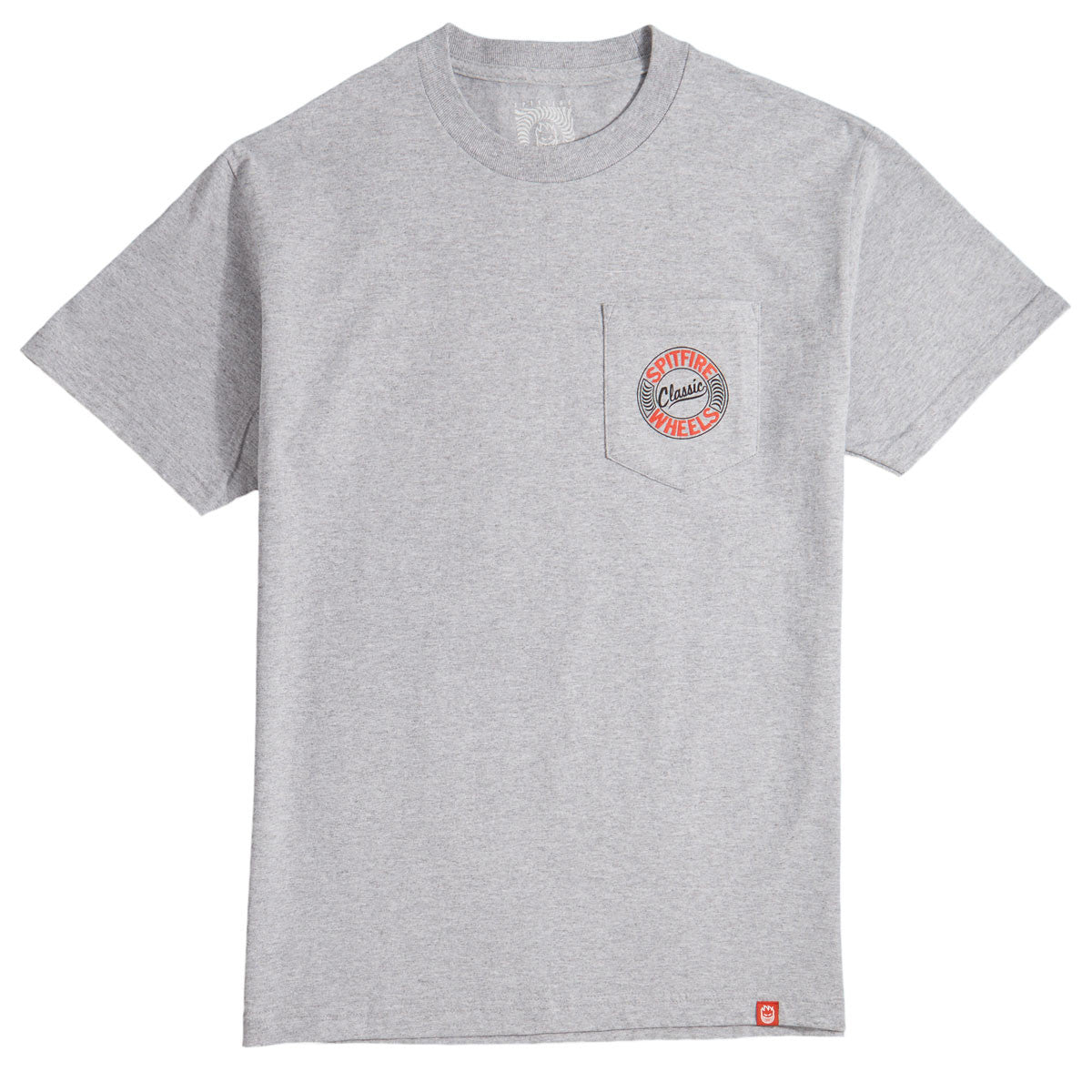 Heather Grey Flying Classic Spitfire Wheels T-Shirt