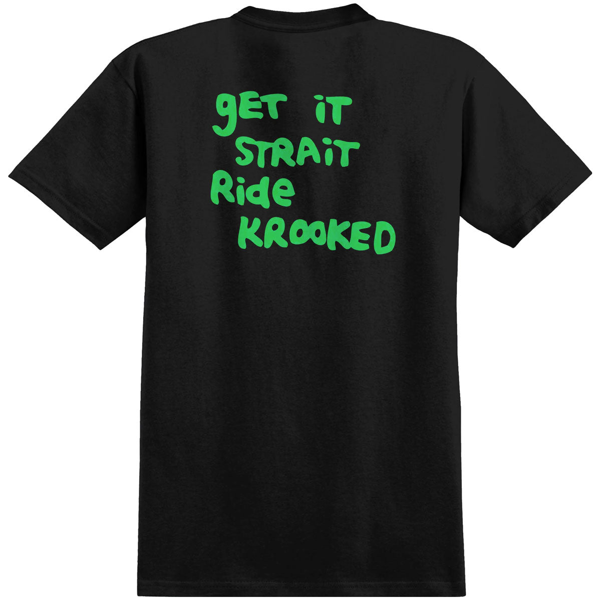 Strait Eyes Krooked Pocket T-Shirt Back