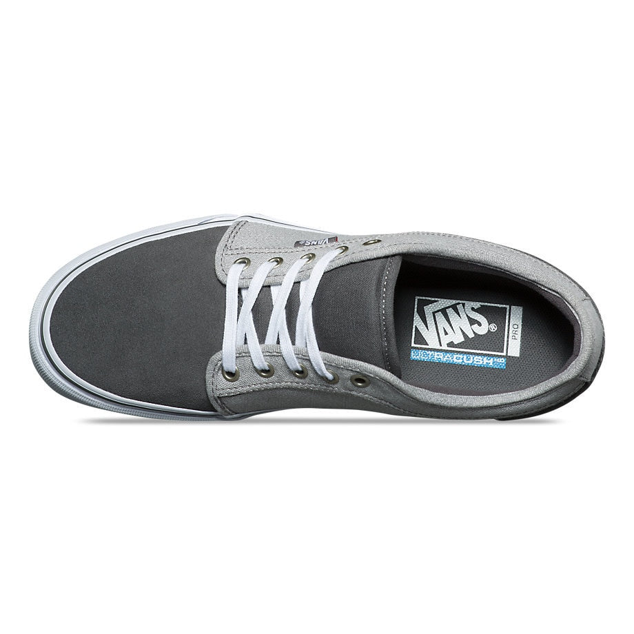 Vans Kids Chukka Low Pro Skateboard Shoe - Pewter/Frost grey